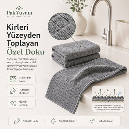 3'lü Paket Mikrofiber Bez