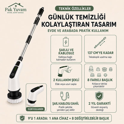 Pakyuvam 9'u 1 Arada Oto Temizlik Seti