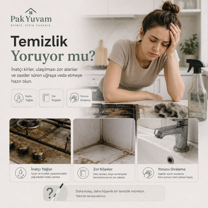 Ev Tipi Buharlı Temizlik Aleti