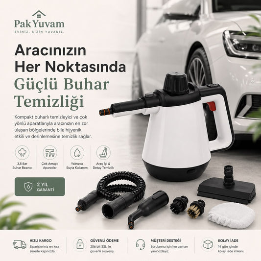 Buharlı Oto Temizlik Paketi