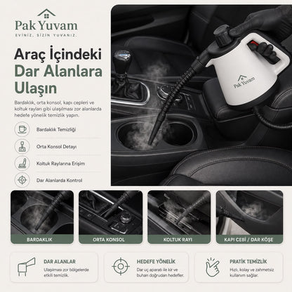 Buharlı Oto Temizlik Paketi