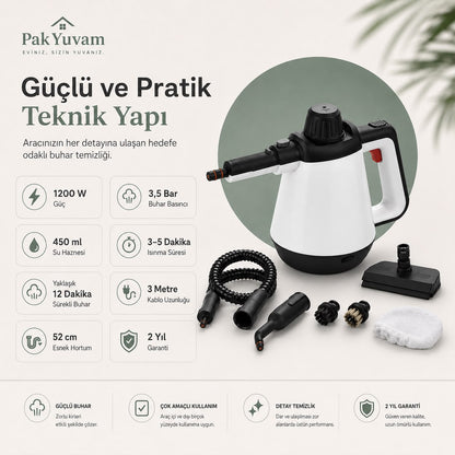 Buharlı Oto Temizlik Paketi